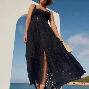 Elegantes Spitzenkleid — Beach & Resort Ready