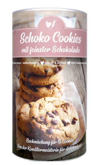 Schoko Cookies Backmischung